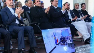 تصاویر  افتتاح پست و خط تبادل برق میان ایران و پاکستان