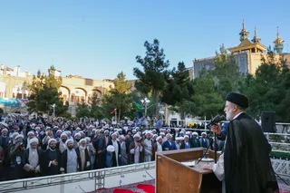 دیدار با علما و طلاب