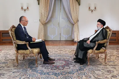 تصاویر مصاحبه با شبکه تلویزیونی NBC آمریکا