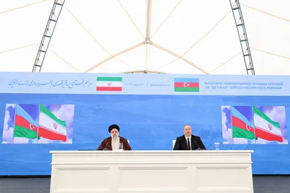 آیین افتتاح رسمی طرح مشترک سد قیز قلعه‌سی