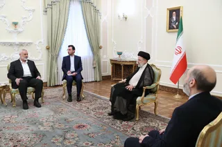 دیدار با رئیس دفتر سیاسی حماس