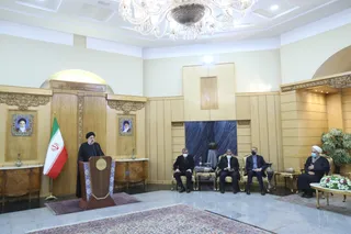 تصاویر ورود رئیس جمهور به تهران
