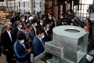 تصاویر بازدید از کارخانه تولید لوازم خانگی سنگرکار