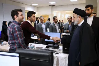 بازدید از بخش‌های مختلف ستاد انتخابات کشور