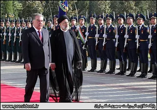 تصاویر استقبال رسمی امامعلی رحمان از آیت الله رئیسی