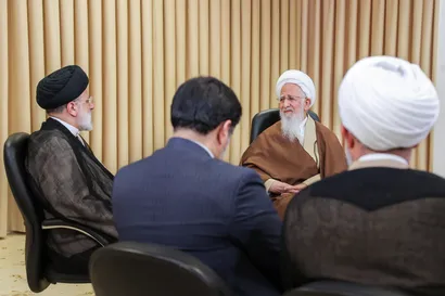 دیدار با آیت الله العظمی جوادی آملی