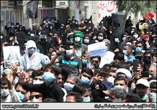 تصاویر حضور و سخنرانی در جمع عزادران امام سجاد (ع) در زابل