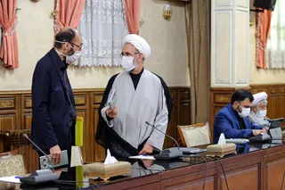 حضور حجت‌الاسلام والمسلمین رئیسی در شورای عالی قضائی