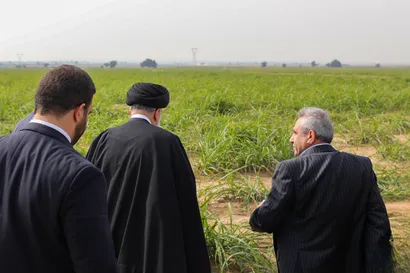 افتتاح پروژه آبیاری نوین زیر سطحی هوشمند