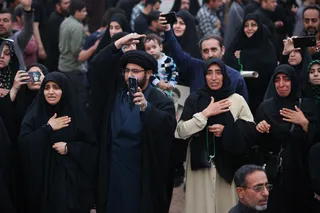 مراسم تشییع پیکر رئیس جمهور شهید و همراهان در شهر قم