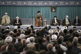 دیدار مسئولان نظام و سفرای کشورهای اسلامی با رهبر معظم انقلاب