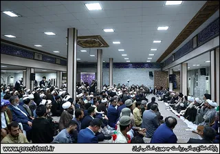 تصاویر نشست با جمعی از علما و سران طوایف خوزستان