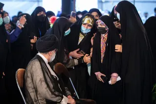 حضور رئیسی در مراسم روز دختر