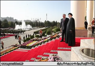 تصاویر استقبال رسمی امامعلی رحمان از آیت الله رئیسی