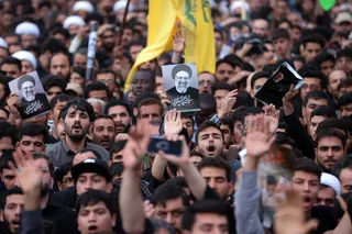 مراسم تشییع پیکر رئیس جمهور شهید و همراهان در شهر قم