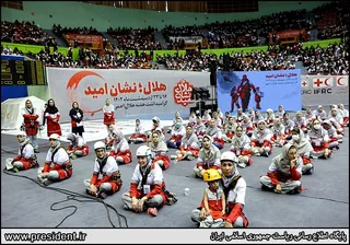 تصاویر مراسم گرامیداشت روز جهانی هلال احمر