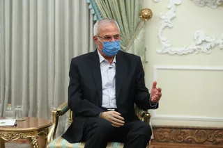 تصاویر دیدار دبیرکل جبهه خلق برای آزادی فلسطین با رئیس جمهور