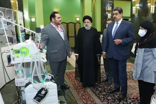 تصاویر بازدید روسای جمهور ایران و ونزوئلا از نمایشگاه توانمندی‌ها و دستاوردهای دانش‌بنیان شرکت‌های ایرانی