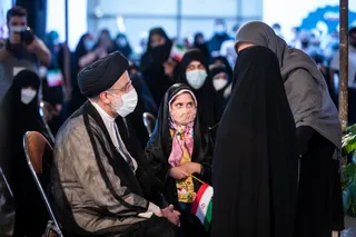 حضور رئیسی در مراسم روز دختر