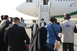 تصاویر ورود رئیس جمهور به استان آذربایجان غربی