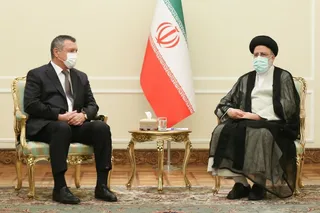 تصاویر دیدار رییس‌جمهور با رییس مجلس قانونگذاری عالی ازبکستان
