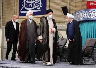 تصاویر مراسم تنفیذ حکم سیزدهمین دوره ریاست جمهوری اسلامی ایران‌