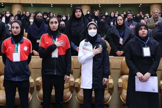 تصاویر آیین تجلیل از بانوان مدال آور ورزش ایران اسلامی