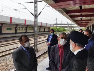 تصاویر سفر به استان البرز با قطار شهری