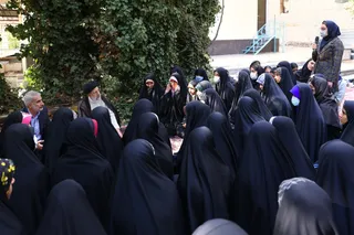 تصاویر حضور در جمع دانش آموزان شرکت کننده در اردوی «راهیان پیشرفت»