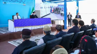 تصاویر  افتتاح پست و خط تبادل برق میان ایران و پاکستان