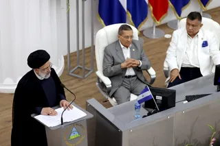 تصاویر سخنرانی در جمع نمایندگان مجلس ملی نیکاراگوئه