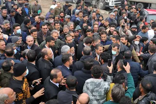 تصاویر بازدید و گفتگو با کامیون‌داران پایانه باربری بهارستان
