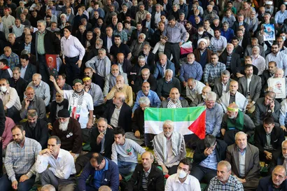 حضور در راهپیمایی پرشکوه روز قدس