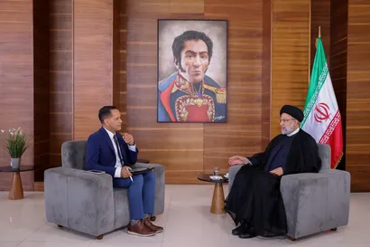تصاویر مصاحبه با شبکه تلویزیونی «تله سور» ونزوئلا