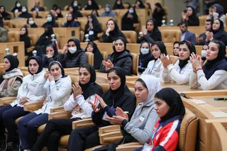 تصاویر آیین تجلیل از بانوان مدال آور ورزش ایران اسلامی