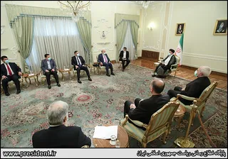 تصاویر دیدار وزیر امور خارجه عراق با آیت‌الله رئیسی