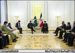 تصاویر دیدار نخست وزیر پاکستان با رئیس جمهور
