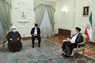 تصاویر دیدار دبیر کل حزب الله لبنان بارئیس جمهور