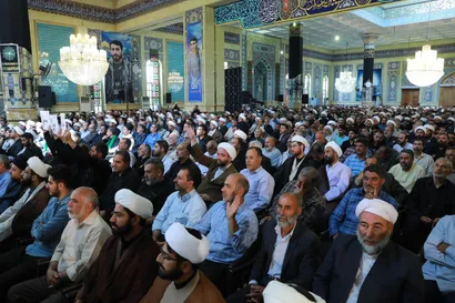 تصاویر مراسم ملی تکریم فعالان مساجد و پانزدهمین پاسداشت ادبیات جهاد و مقاومت