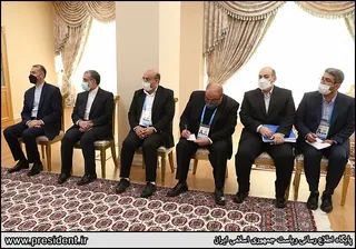 تصاویر دیدار رئیس جمهور تاجیکستان با دکتر رئیسی