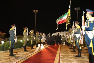 تصاویر ورود رئیس جمهور به تهران