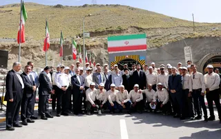 تصاویر افتتاح مسیر رفت قطعه دوم آزاد راه تهران - شمال