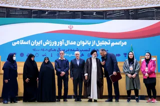 تصاویر آیین تجلیل از بانوان مدال آور ورزش ایران اسلامی