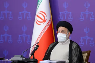 مراسم افتتاح دستاوردهای جدید فن‌آوری اطلاعات و پروژه‌های عمرانی قوه قضاییه با حضور رئیسی