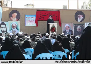 تصاویرحضور در یادمان شهدای قلاویزان واقع در نقطه صفر مرزی شهرستان مهران