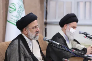 تصاویر دیدار آیت الله سید ابراهیم رئیسی با اعضای جامعه مدرسین حوزه علمیه قم