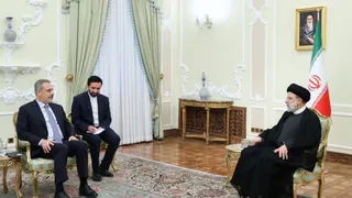 تصاویر دیدار وزیر خارجه ترکیه با رئیس جمهور