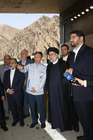 تصاویر افتتاح مسیر رفت قطعه دوم آزاد راه تهران - شمال