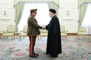 تصاویر دیدار وزیر دفاع سوریه با آیت‌الله رئیسی