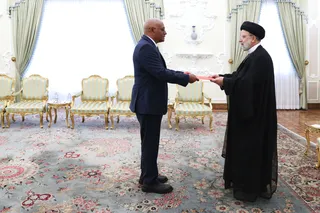تصاویر تسلیم استوارنامه سفرای کشورهای آنگولا، کلمبیا، اکوادور، کامبوج و پرو